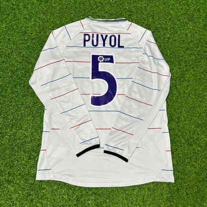 Carles Puyol #5 Barcelona 2003 2004 Away Long Sleeve Retro Football Jersey Collection