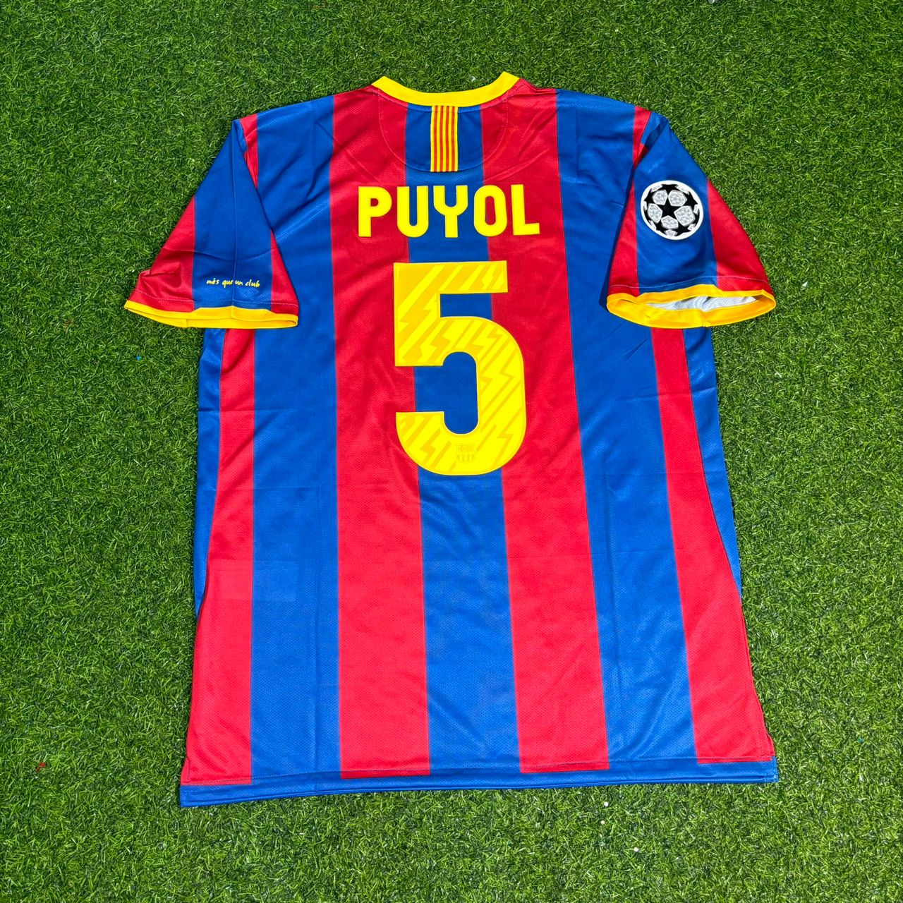 Carles Puyol 5- Barcelona 2011 London Final Football Jersey