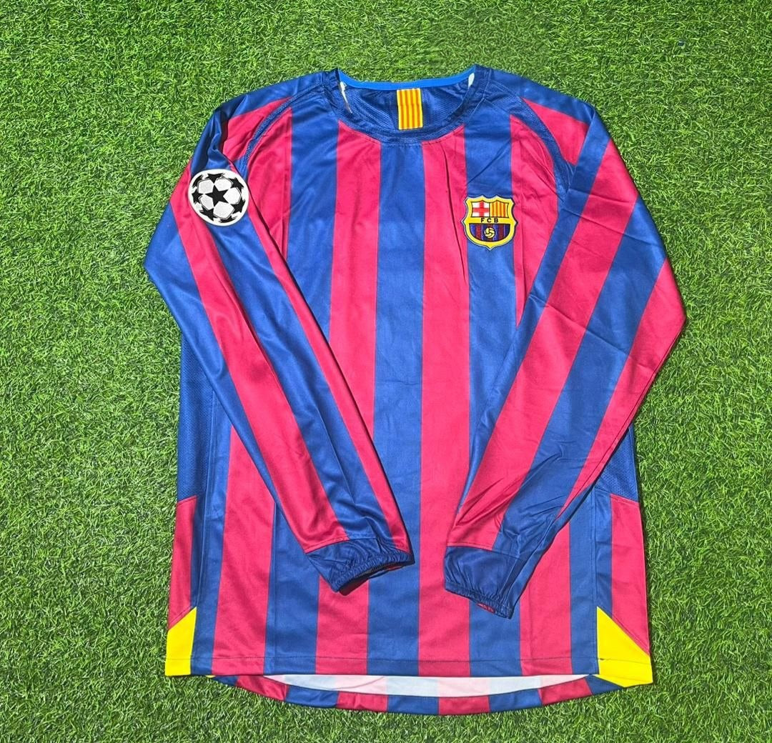 Barcelona 2006 Final Retro Football Jersey Kit