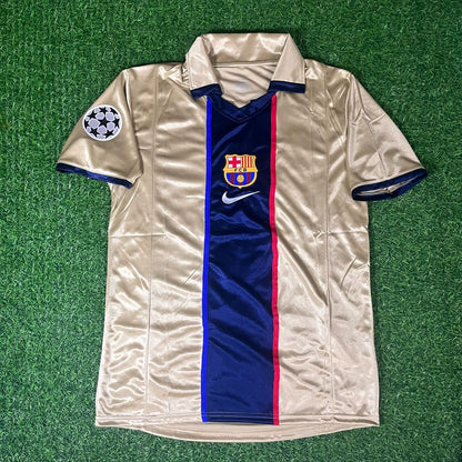 Carles Puyol - FC Barcelona 2001 - 2002 Retro Football Jersey Kit