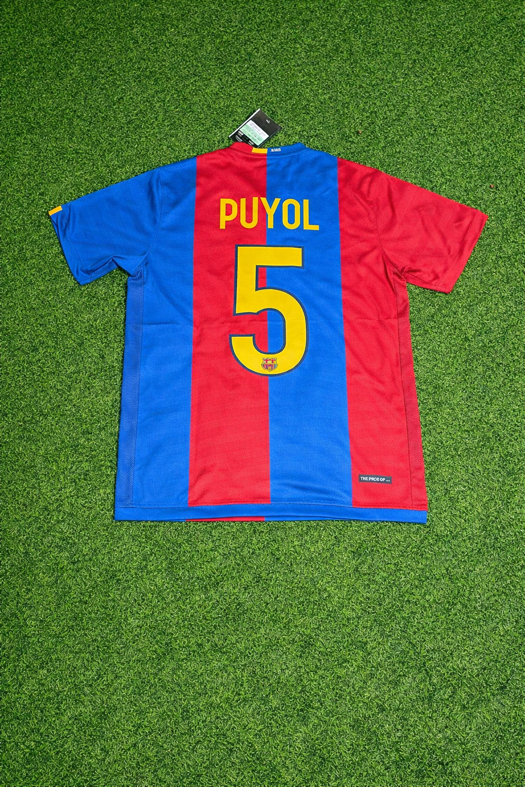 Carles Puyol Barcelona 2006/2007 Home Retro Football Jersey Kit