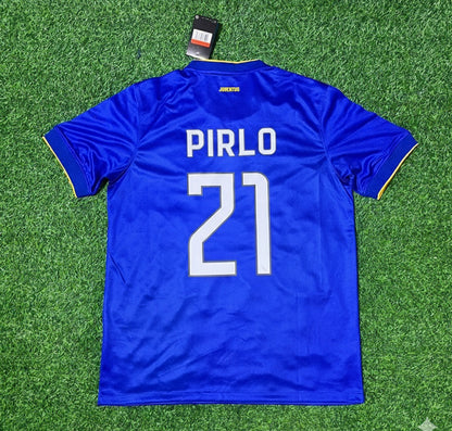 Andrea Pirlo Juventus 2014/15 Retro Blue Football Jersey Collection