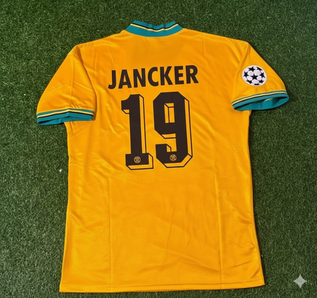 Carsten Jancker Bayern Munich Yellow Retro Football Jersey Collection