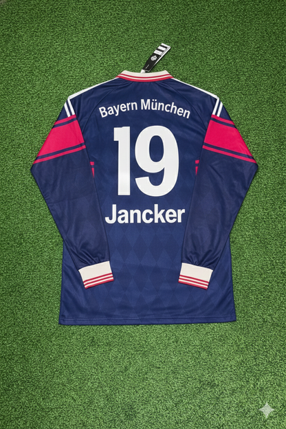 Carsten Jancker FC Bayern München 1997/98 Saison Langarm Heim Retro