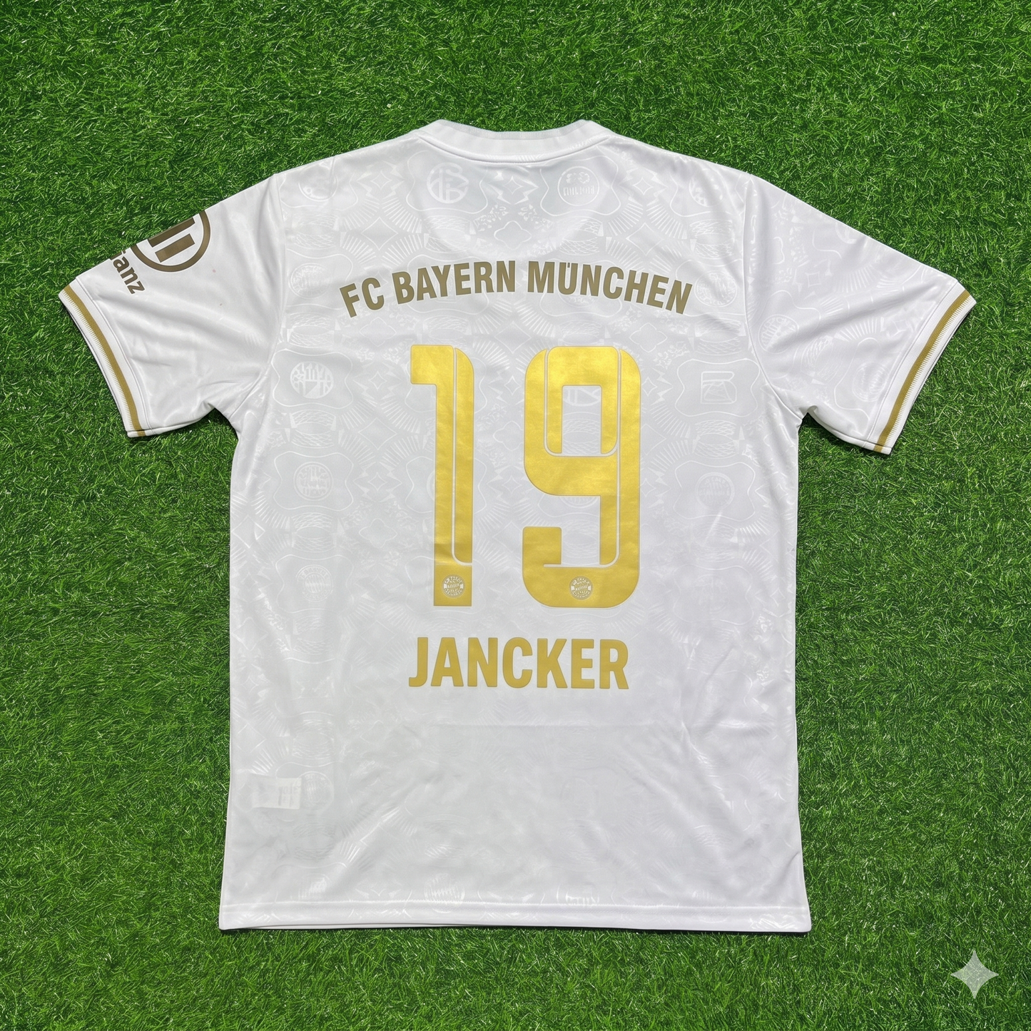 Carsten Jancker #19 FC Bayern München 125 Years Anniversary Special-Edition White Football Jersey