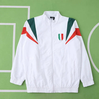 Italy 2025/26 Season White Football Windbreaker Windjacke