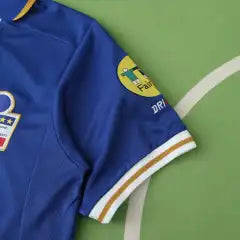 Italy 1996 Season Home Blue Retro Football Jersey Football