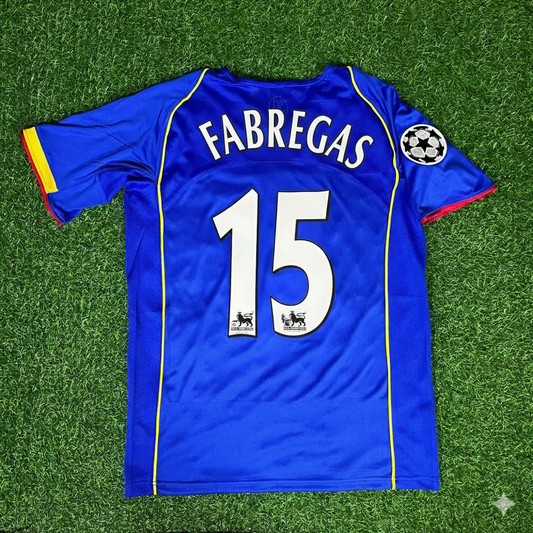 Cesc Fabregas Arsenal 2004/05 Blue Retro Football Jersey