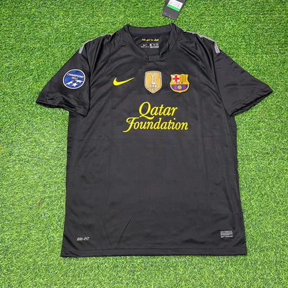 Cesc Fabregas Black Barcelona 2011/12 Retro Kit Shirt Football Jersey