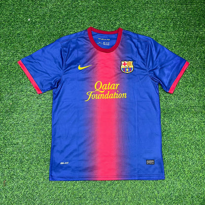 Cesc Fabregas Barcelona 2012-2013 Home Retro Football Jersey Kit