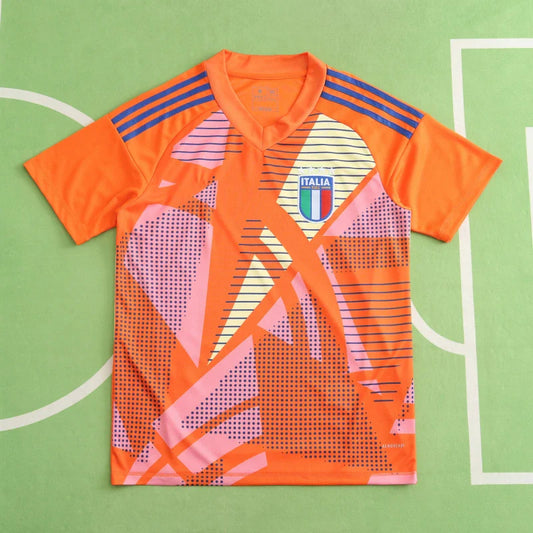 Italiens orangefarbenes Torwart-Edition-Trikot