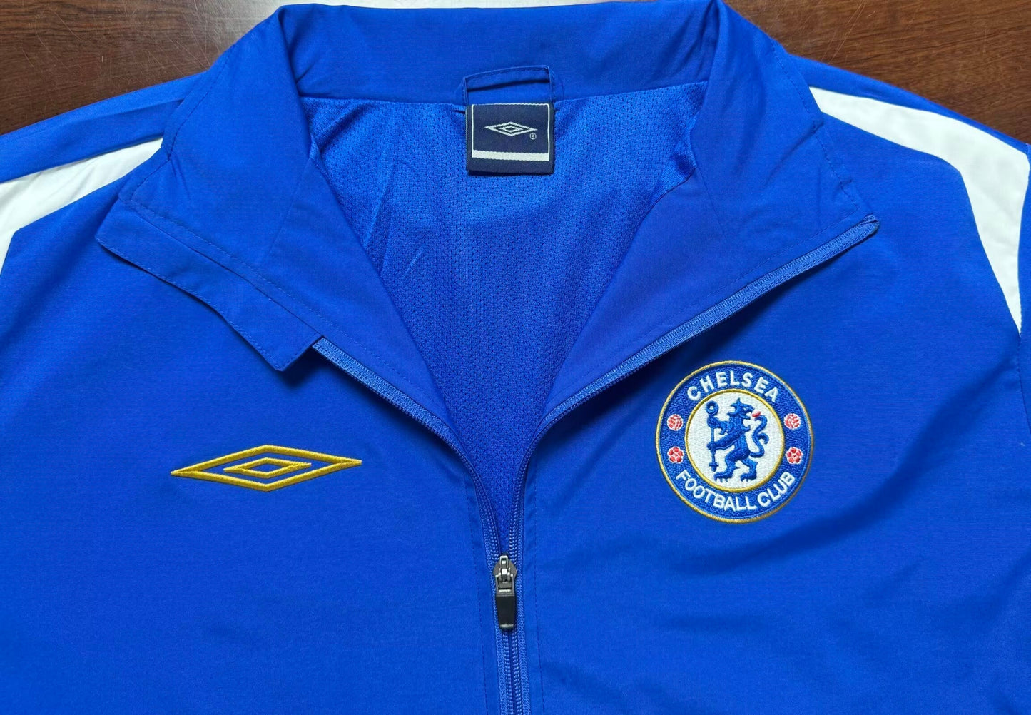 Chelsea 2005/2006 Home Blue Retro Windbreaker Jacket Jersey