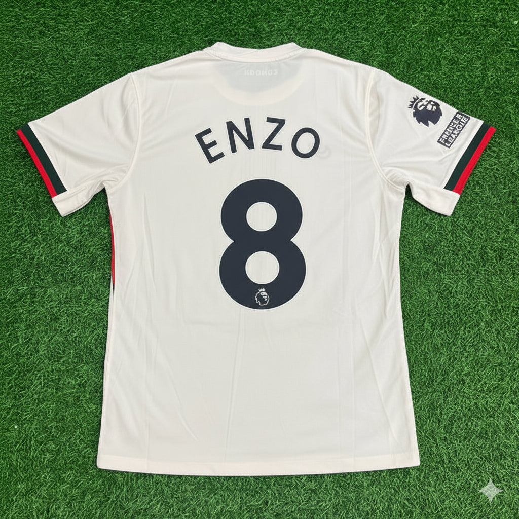 Enzo Fernández Chelsea 2026 White Football Jersey