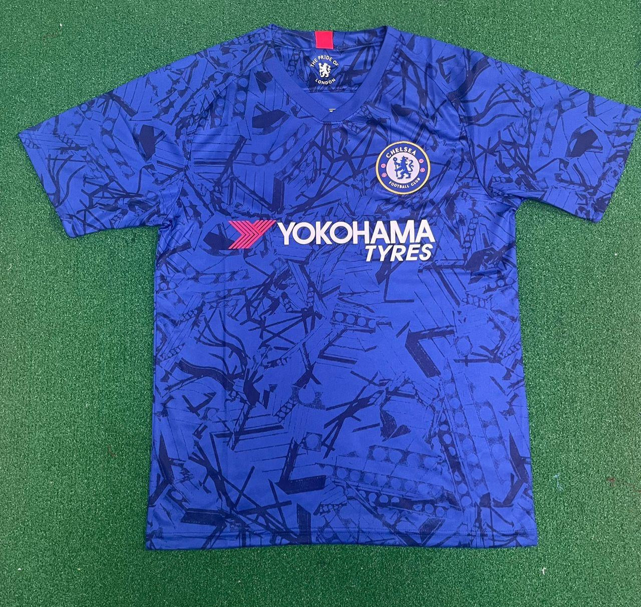 Chelsea FC 2019 2020 Blue Retro Football Jersey Kit