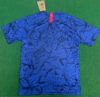 Chelsea FC 2019 2020 Blue Retro Football Jersey Kit
