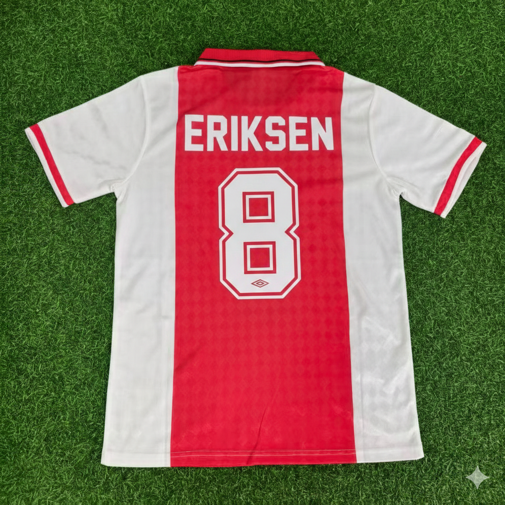 Christian Eriksen AFC Ajax Retro Football Jersey Kit