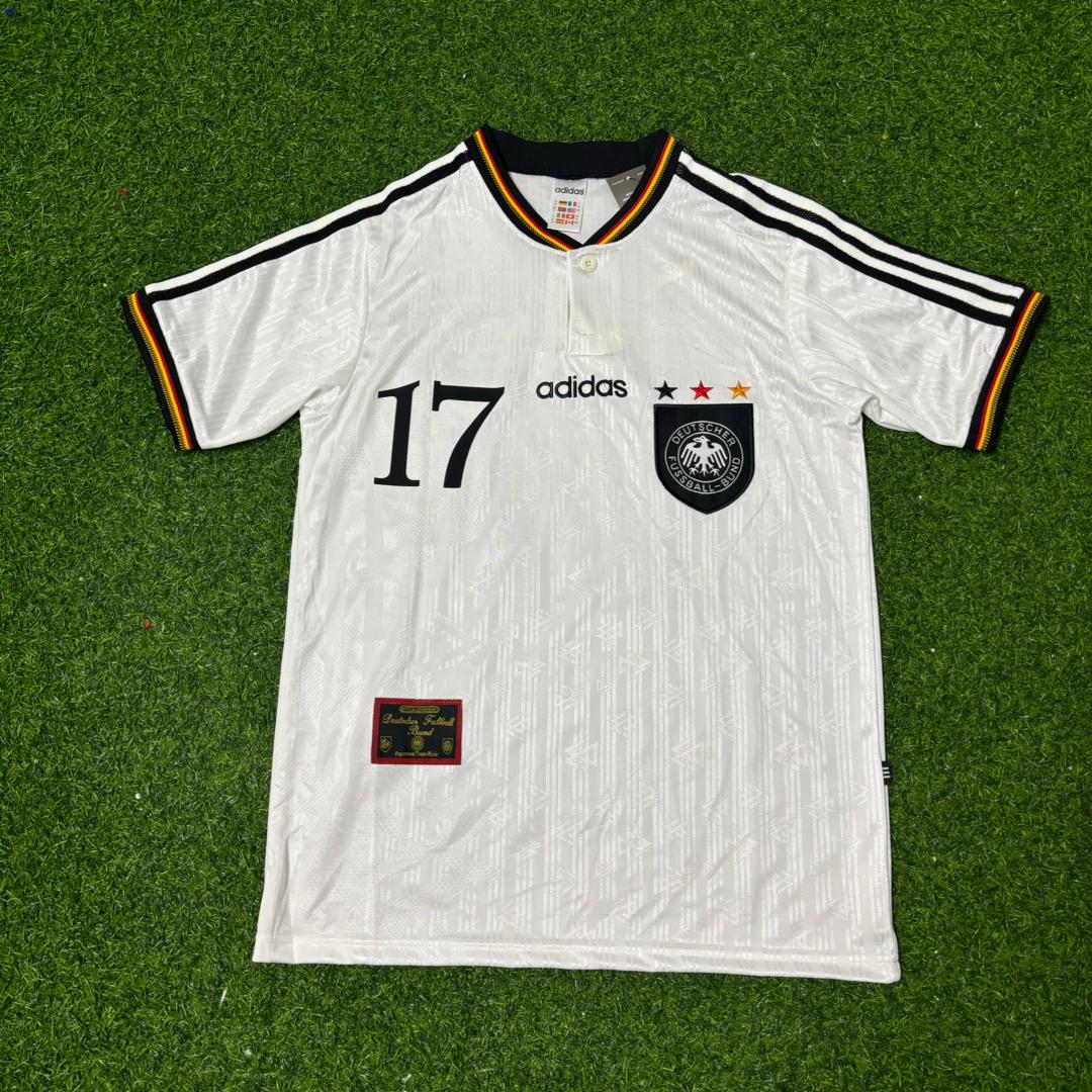 Christian Ziege Deutschland EM 1996 Finale Heim Retro Fußballtrikot Set Jersey