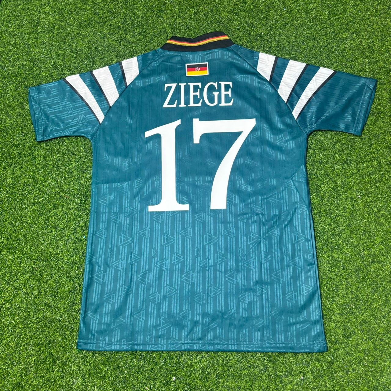 Germany EURO 1996 Christian Ziege Deutschland Retro Football Jersey