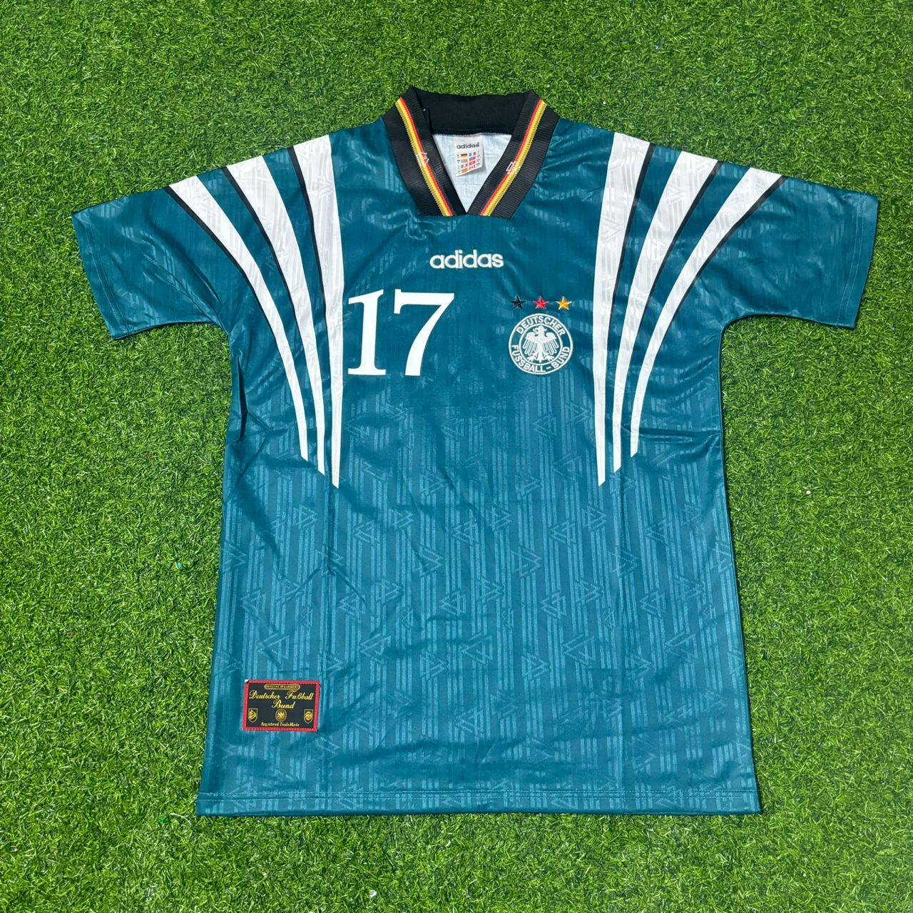 Germany EURO 1996 Christian Ziege Deutschland Retro Football Jersey