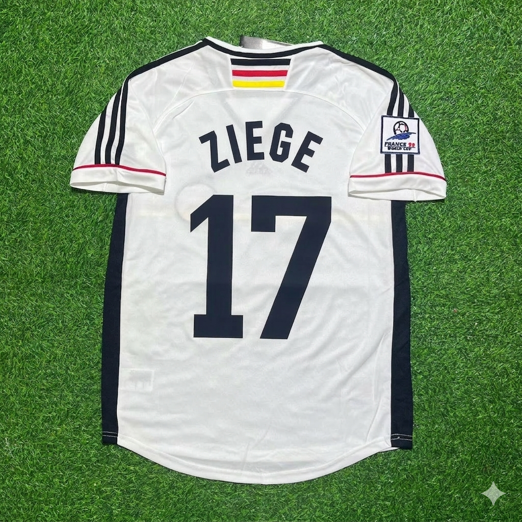 Christian Ziege Deutschland 1998 World Cup Retro Fußballtrikot