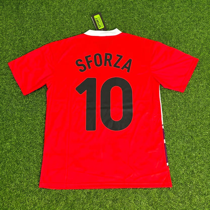 1. FC Kaiserslautern 1992 Ciriaco Sforza Saison Heim Retro Football Jersey
