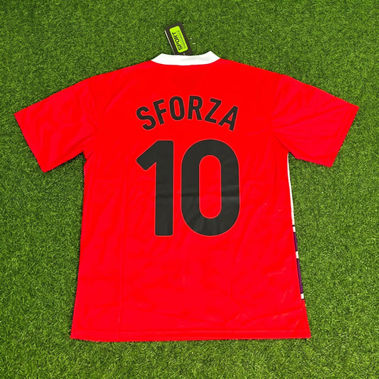 1. FC Kaiserslautern 1992 Ciriaco Sforza Saison Heim Retro Football Jersey