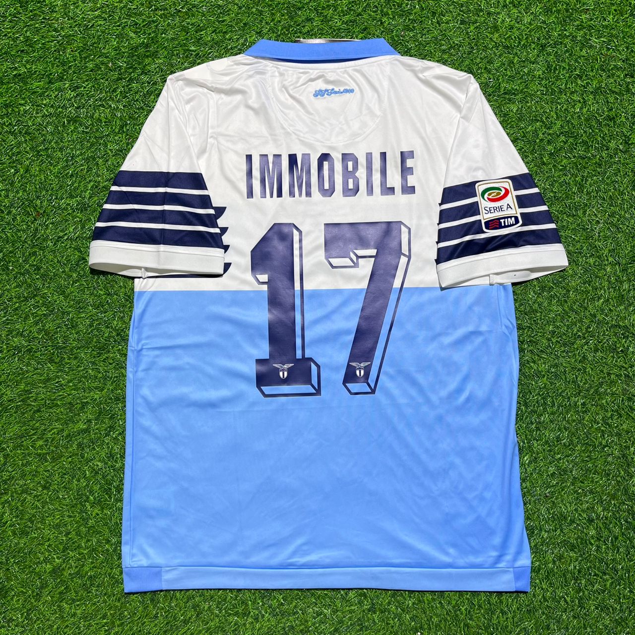 Ciro Immobile #17 Lazio 2014-2015 Retro Home Football Jersey Kit
