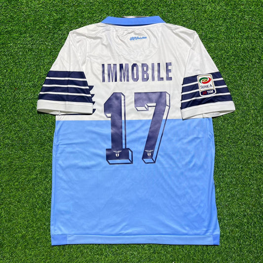 Ciro Immobile #17 Lazio 2014-2015 Retro Home Football Jersey Kit