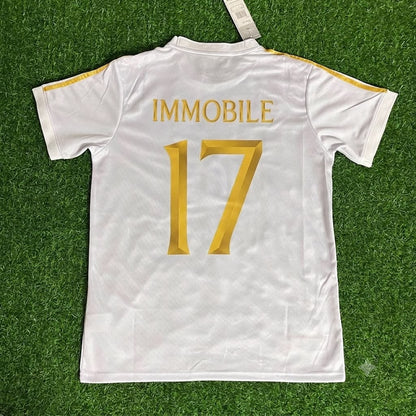 Ciro Immobile - Italy White Anniversary Football Jersey Kit