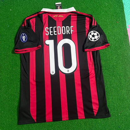 Clarence Seedorf #10 - AC Milan 2009 2010 Football Jersey Kit