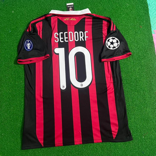 Clarence Seedorf #10 - AC Milan 2009 2010 Football Jersey Kit