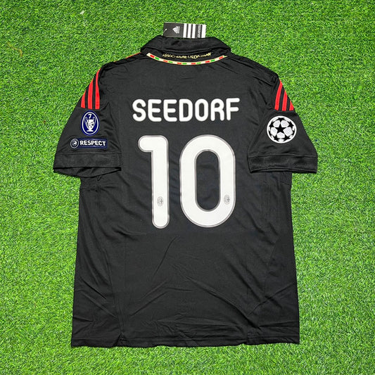 Clarence Seedorf 10 - Milan Third Kit 2011/12 Retro Football Jersey Kit