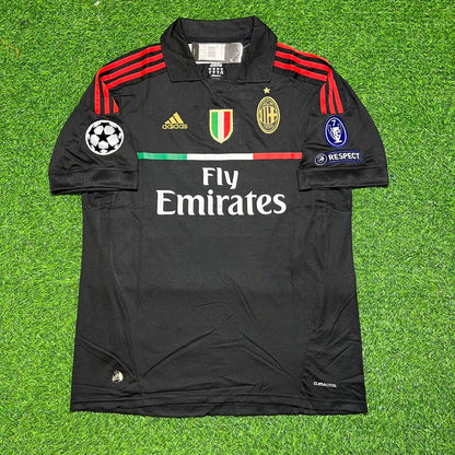 Clarence Seedorf 10 - Milan Third Kit 2011/12 Retro Football Jersey Kit