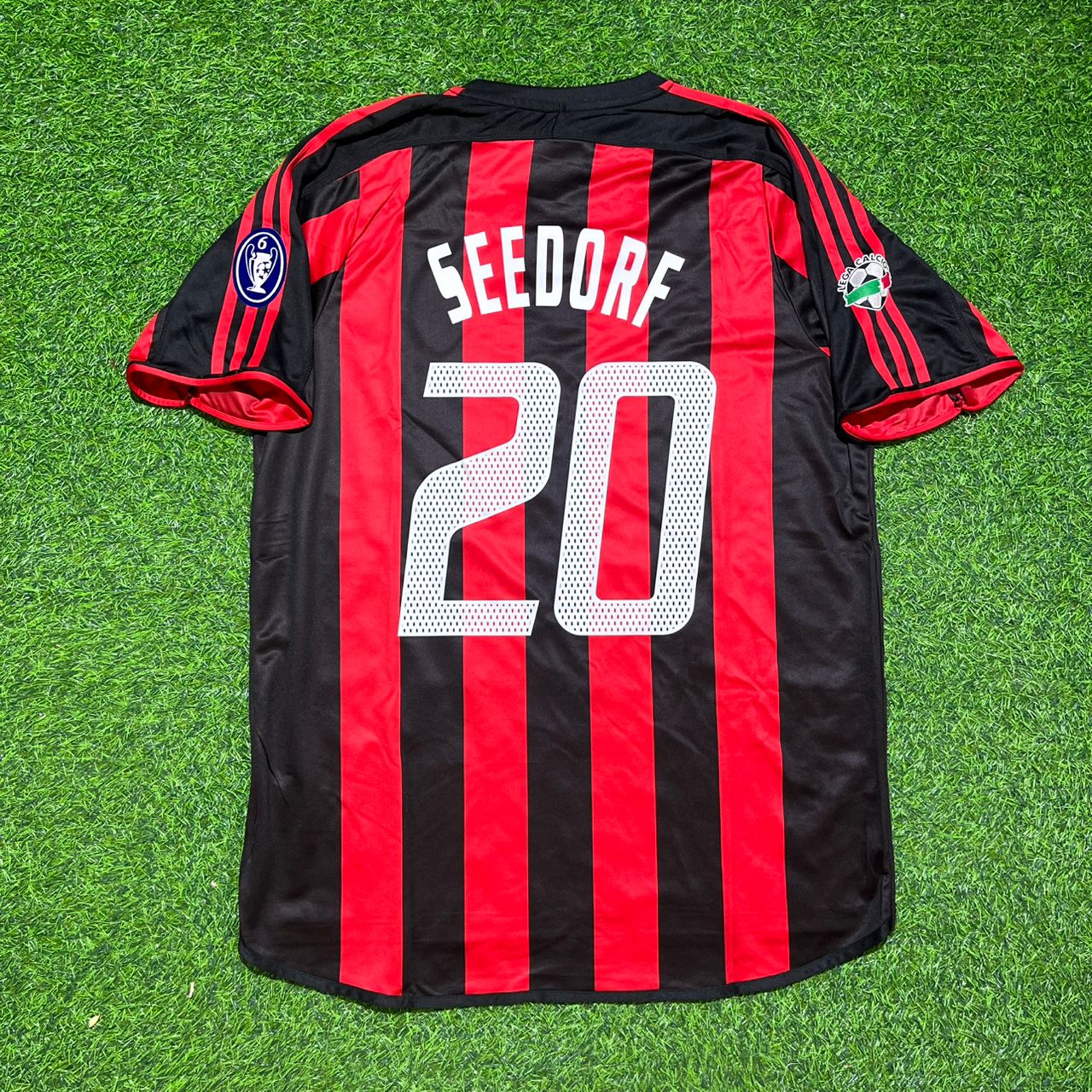 Clarence Seedorf #20 AC Milan 2003 2004 Home Retro Football Jersey