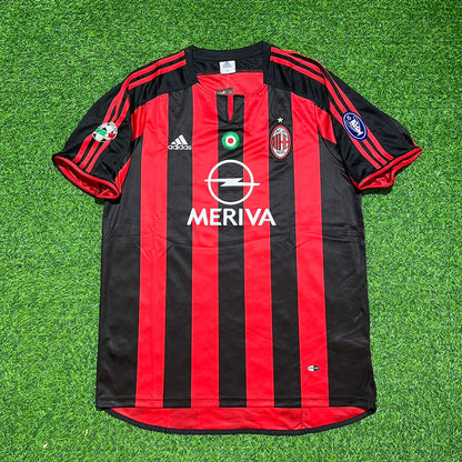 Clarence Seedorf #20 AC Milan 2003 2004 Home Retro Football Jersey