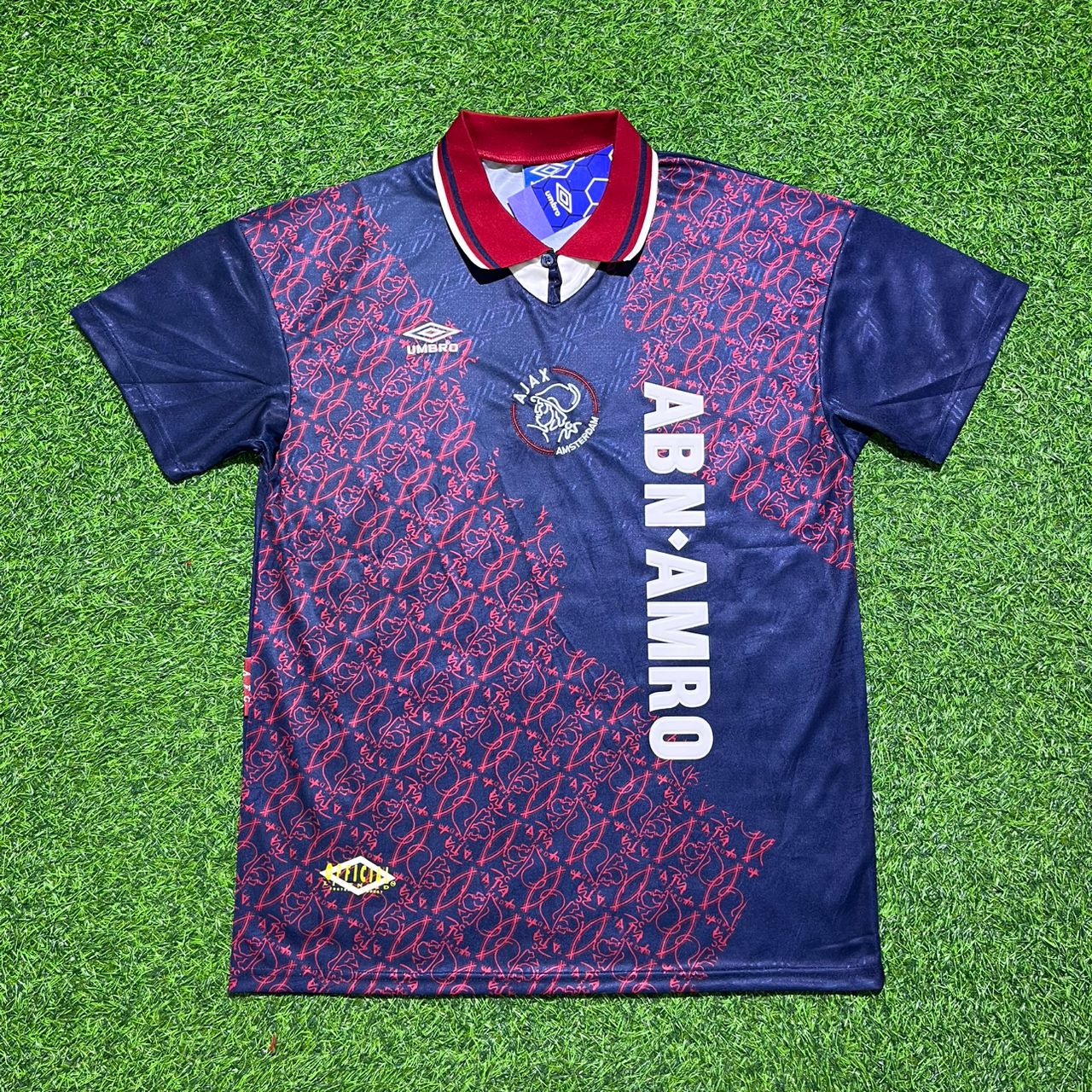 Clarence Seedorf #6 Ajax 1994 1995 Champions League Away Retro Football Jersey