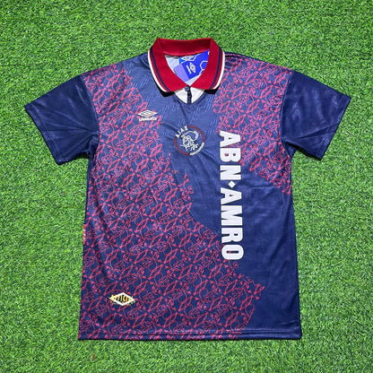 Clarence Seedorf #6 Ajax 1994 1995 Champions League Away Retro Football Jersey