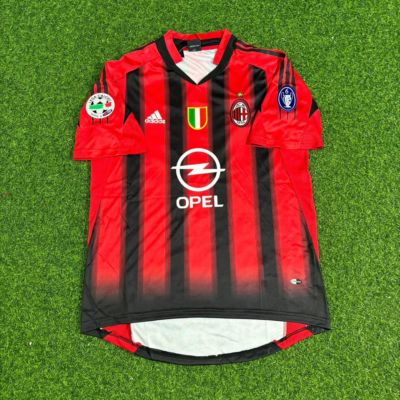 Clarence Seedorf #20 AC Milan 2004 2005 Home Retro Football Jersey Kit