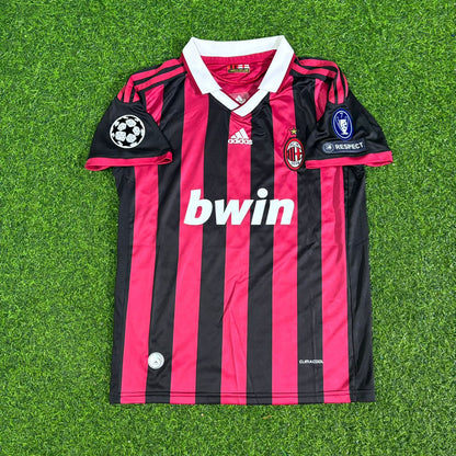 Clarence Seedorf AC Milan 2008-2009 Kids Home Retro Football Jersey Kit