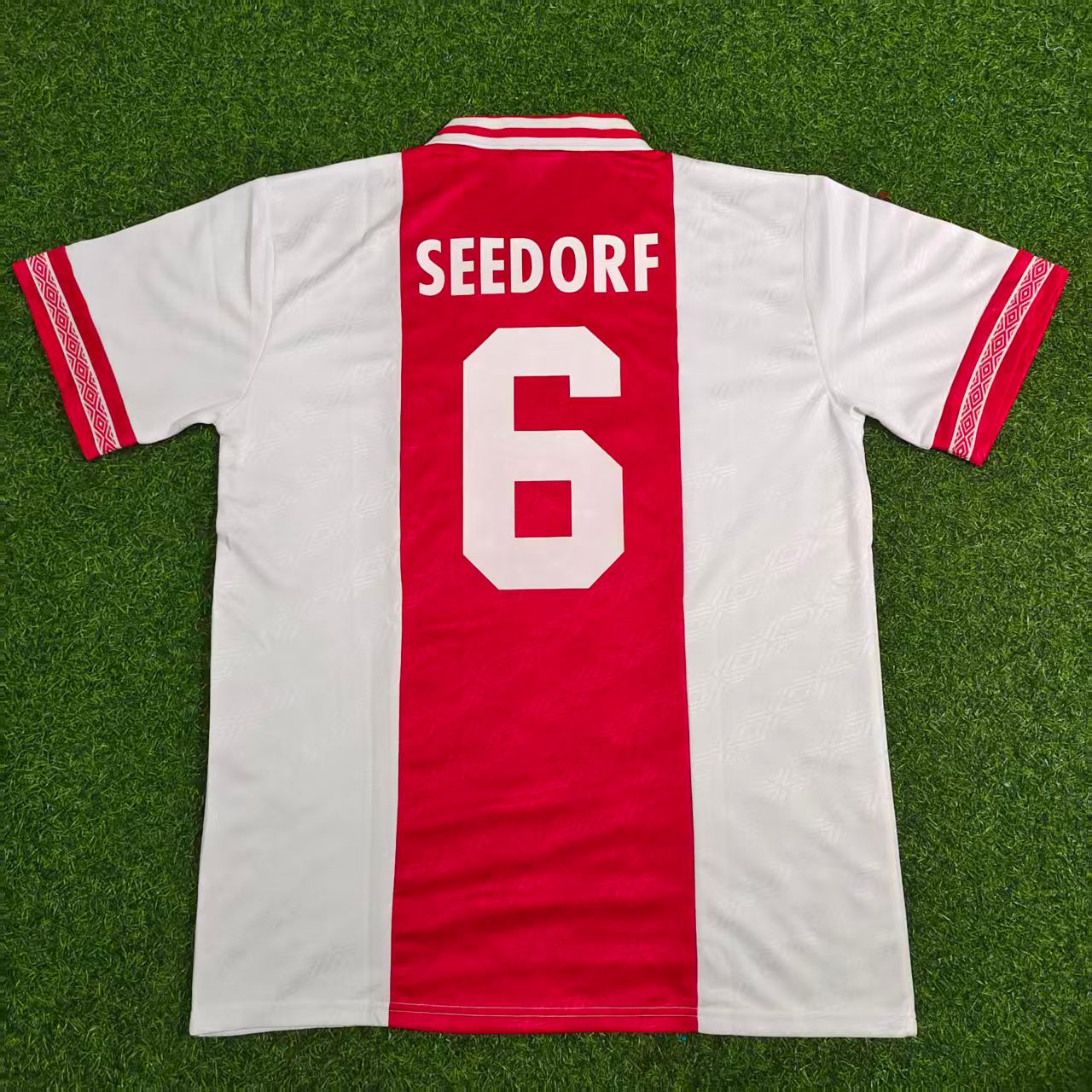 Clarence Seedorf #6 Ajax 1994-1995 Home Retro Football Jersey Kit