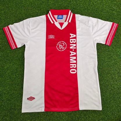 Clarence Seedorf #6 Ajax 1994-1995 Home Retro Football Jersey Kit