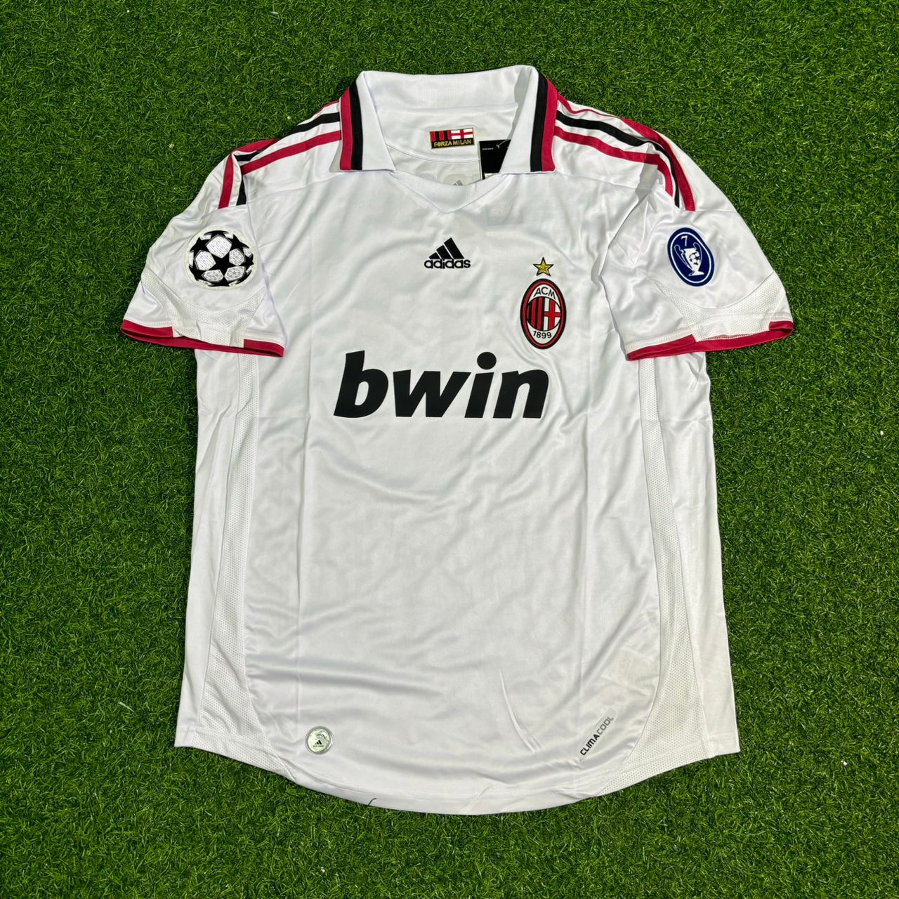Clarence Seedorf Milan 2009 2010 Season White Retro Football Jersey