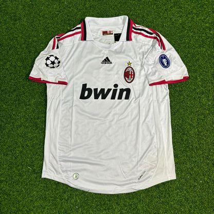 Clarence Seedorf Milan 2009 2010 Season White Retro Football Jersey
