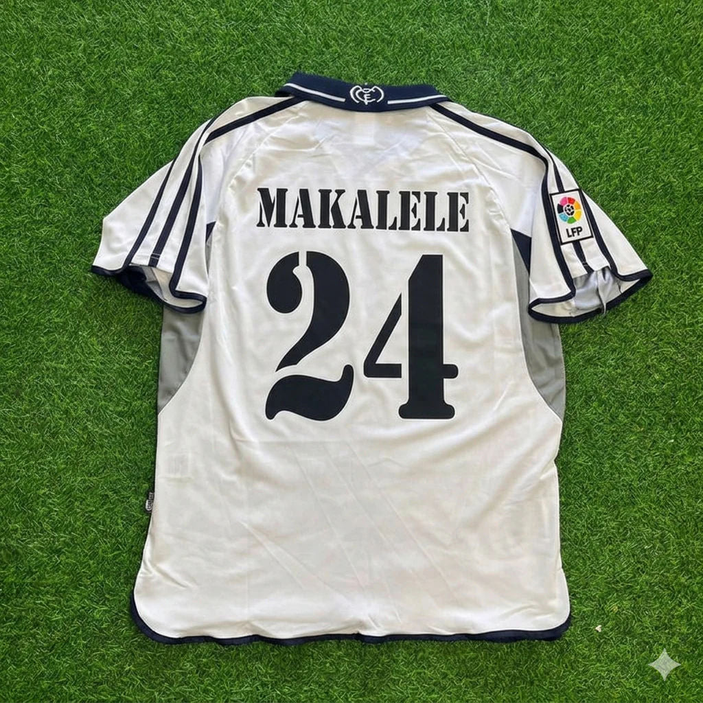 Claude Makélélé 24- Real 2000 Retro Football Jersey