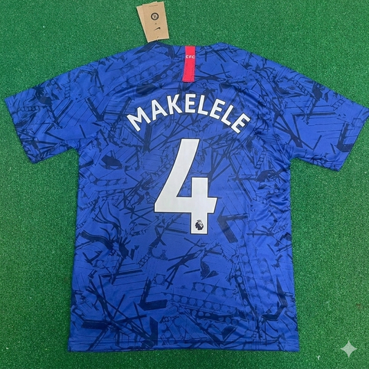 Claude Makelele #4 Chelsea Blue Retro Football Jersey Kit