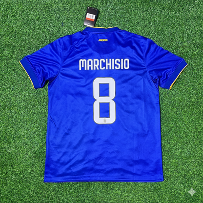 Claudio Marchisio Juventus 2014/15 Retro Blue Football Jersey Collection