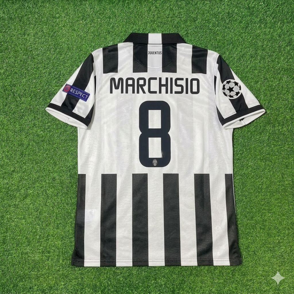 Claudio Marchisio 8-Juventus 2014 2015 Retro Football Jersey