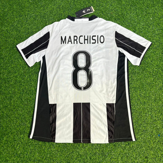 Claudio Marchisio Juventus 2016/17 Home Retro Football Jersey Collection