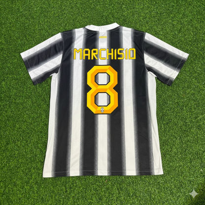 Claudio Marchisio Juventus Home 2011 2012 Season Retro Football Jersey