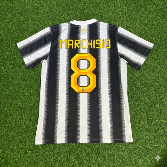 Claudio Marchisio Juventus Home 2011 2012 Season Retro Football Jersey